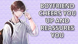 Boyfriend Cheers You Up And Reassures You(M4F)(ASMR)(Hugging)(Wholesome)(Everything's gonna be okay