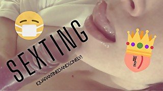 MILF'S Private SEXTING Conversation - Masturbation - Nude - Dildo Play