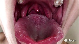 Tongue and uvula check with lots of spit (Full version)