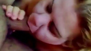 Arab chubby woman blowjob with lover