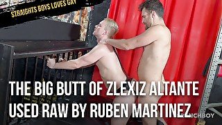 The big butt of Zlexiz Altante used raw by Ruben Martinez