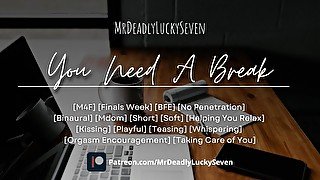 You Need A Break  Boyfriend Helps You Relax