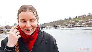 She Is Cute With Eastern European Style Braids - Arina Shy
