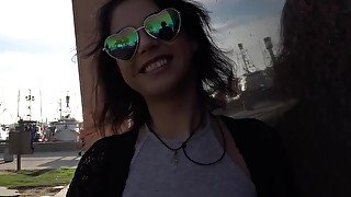 Latina Teen Amateur Penelope Reed Takes Her Pussy On A City Tour