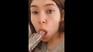 Dirty talk sucking my dildo onlyfans babygirlbrdl