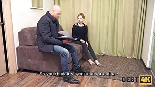 Teen Russian debtor pays for gadgets with her cunt