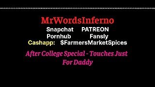 Audio Porn for Women - After College Special - Special Touches Just For Daddy