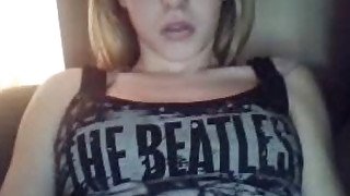 Horny teen girl masturbates and fingers her ass on cam