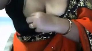 Indian Bhabhi in sari Armpit Tease