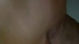 Wife's blowjob closeup