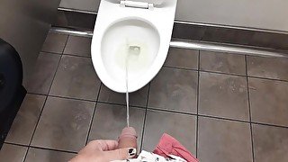 Pissing in the Supermarket bathroom