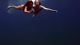 Submerged Hot Babes Underwater