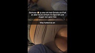 German Gym Girl wants to fuck Guy from Gym on Snapchat