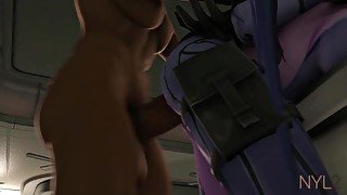 Widowmaker Fucked Hard By Big Futa Cock