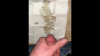 Masturbation cock and blowjob