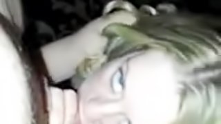 Blonde amateur sucks, fucks and gets anal