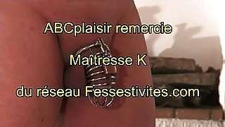 Cage de chastet&eacute_ Snake avec Maitresse