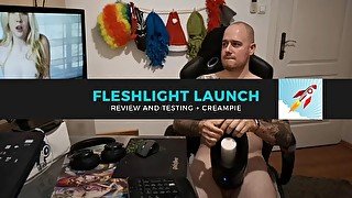 Fleshlight launch full review with testing + cum 1080p60fps