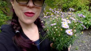 Peeing On A Potted Flower