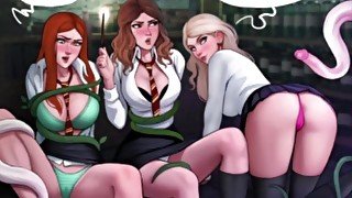 Hermione Granger and Fellows Sharply Fucked in the Ass