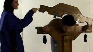 BDSM PIllory Punishment