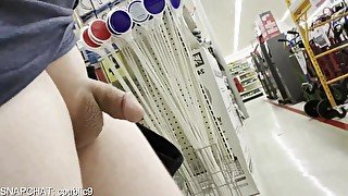 GETTING NAKED IN THE MIDDLE OF STORE AND WALKING AROUND WITH NO CLOTHES!! + CUMMING PREVIEW