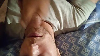 Blowjob Cum on face and swallow