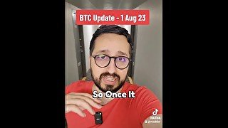 Bitcoin price update 1 August 2023 with stepsister