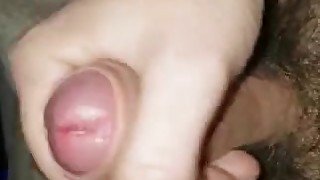 My hairy cock cumming