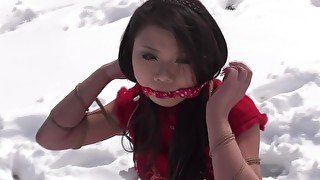 Bondage In The Snow - Asian