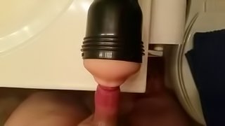 Oral Fleshlight fucking