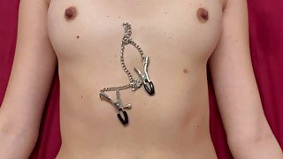 POV Slave teen tied and disciplined for not behaving well