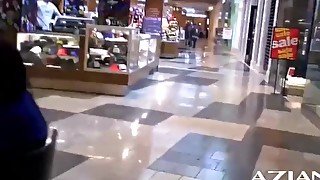 Beautiful Blonde getting dirty in PUBLIC and gets caught