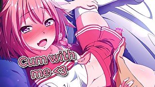 [Hentai JOI Teaser] Masturbating with Astolfo, Your Personal Femboy! JOI [Edging] [Countdown] [Blowj