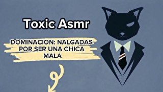 Nalgadas por ser una chica mala [ASMR Dominación] [Voz de hombre] [Audio erótico]