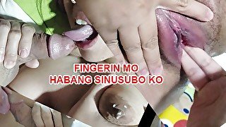 FINGERIN MOKO PARANG AWA MONA, HABANG SUBO KO TITI MO