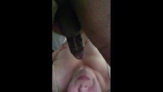 Slut throat stuffing