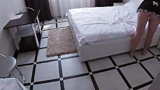 Sexy maid was fucked in hotel room - POV 60 FPS