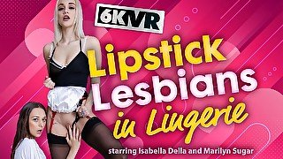 Lipstick Lesbians in Lingerie