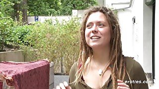 Hippie girl Sofie Interview for porn studio