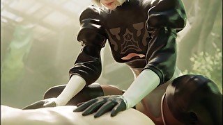 3D Compilation: NierAutomata 2B Yorha Uncensored Hentai