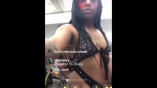 Instagram baddie backstage strip club 