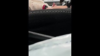 I get caught masturbating in the car