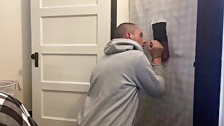 Blowing another married man at my gloryhole