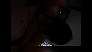 real girlfriend make a deepthroat blowjob