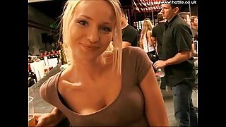 Hot Chick in a Bar Shows Me Everything