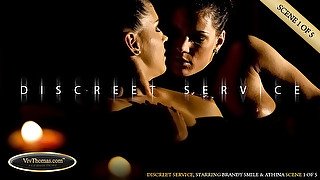 Discreet Service Scene 1 - Athina & Brandy Smile - VivThomas