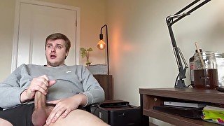 My Huge Chubby Boy Cock Wont Stop ERUPTING CUM!