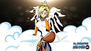 Mercy DESNUDA-Overwatch