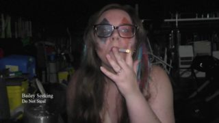 BBW Psychedelic Clown Smokes and Teases